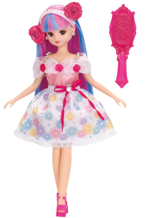 TAKARA TOMY Ensemble de robe de poupée Licca Rose élégant 885320