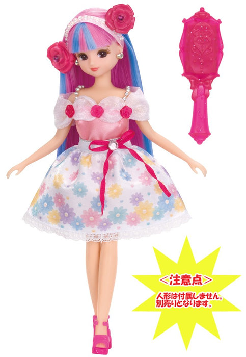 TAKARA TOMY Ensemble de robe de poupée Licca Rose élégant 885320