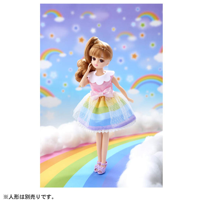TAKARA TOMY Licca Puppe Regenbogen-Fantasiekleid