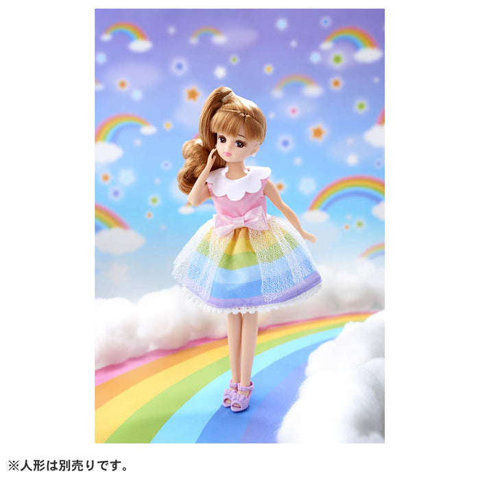 TAKARA TOMY Poupée Licca Robe Fantaisie Arc-en-Ciel