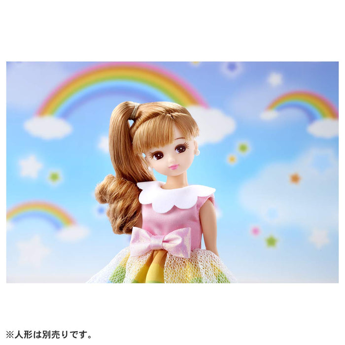 TAKARA TOMY Licca Puppe Regenbogen-Fantasiekleid