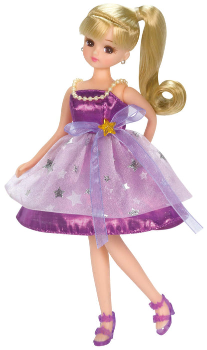 TAKARA TOMY Lw-03 Licca-Chan Purple Star Dress