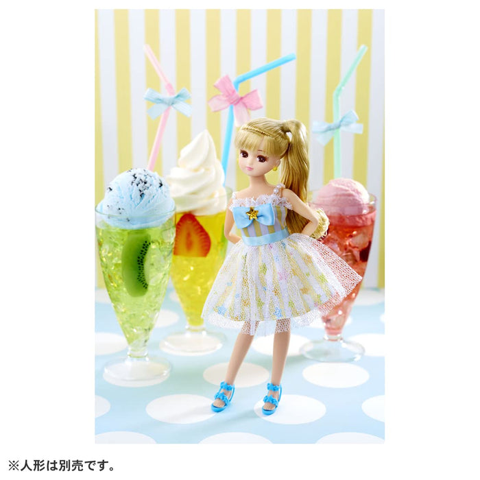 TAKARA TOMY Lw-04 Licca Puppe Buntes Sternen-Outfit &lt;<doll not included> &gt;</doll>