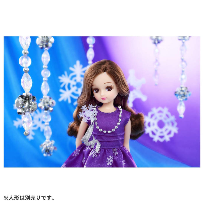 TAKARA TOMY Licca Doll Snow Violet Dress Outfit