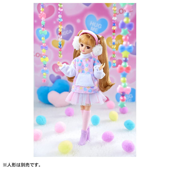 TAKARA TOMY Licca Kleid Flauschiges Mädchen-Outfit