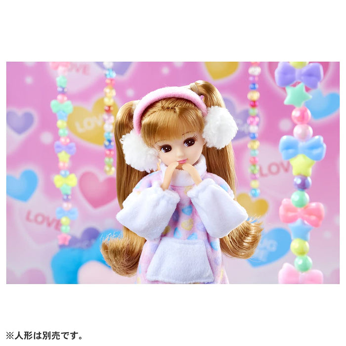 TAKARA TOMY Licca Kleid Flauschiges Mädchen-Outfit