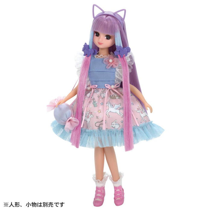 TAKARA TOMY Licca Doll Dream Ensemble de robe colorée Dreamy Cute Sweets
