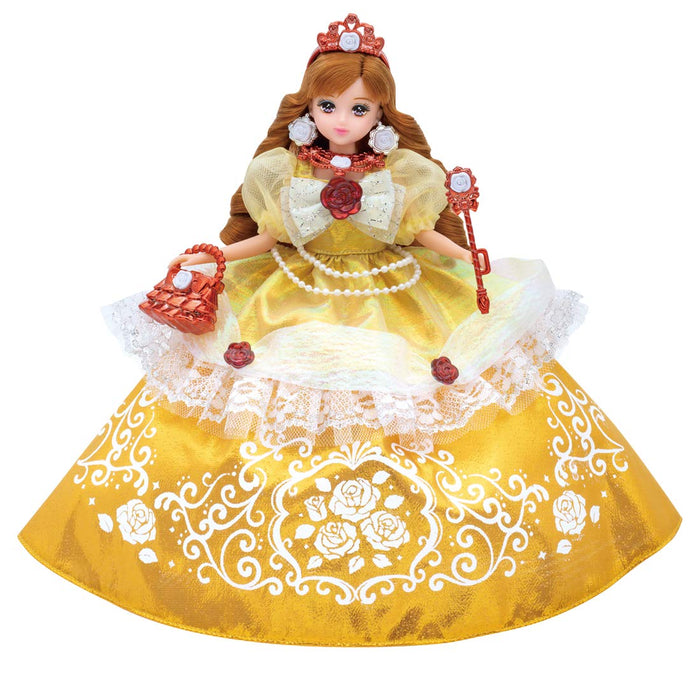 TAKARA TOMY Licca Doll Dreaming Princess Elegantes Rosenkleid