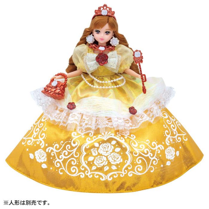 TAKARA TOMY Licca Doll Dreaming Princess Elegantes Rosenkleid