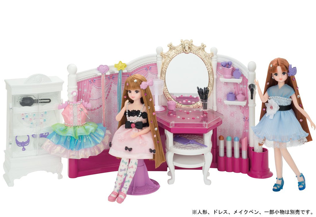 TAKARA TOMY Poupée Licca Kira-Kami Shiny Hair Salon de coiffure 829560