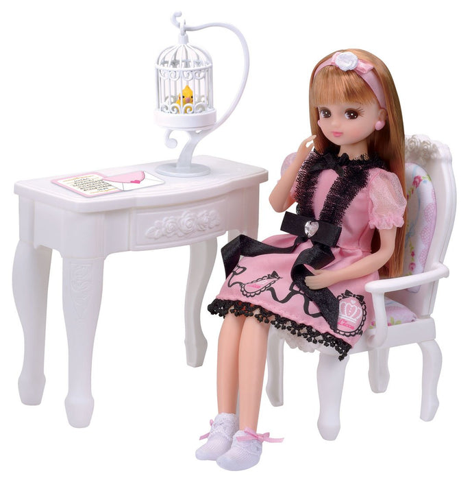 TAKARA TOMY Licca Poupée Princesse Chaise &amp; Table Poupée Non Inclus 852858