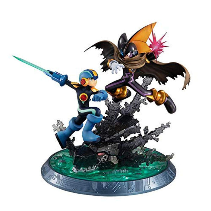 Megahouse Japan Limited Release Game Characters Collection Dx Rockman Exe Rockman Vs Forte Figure