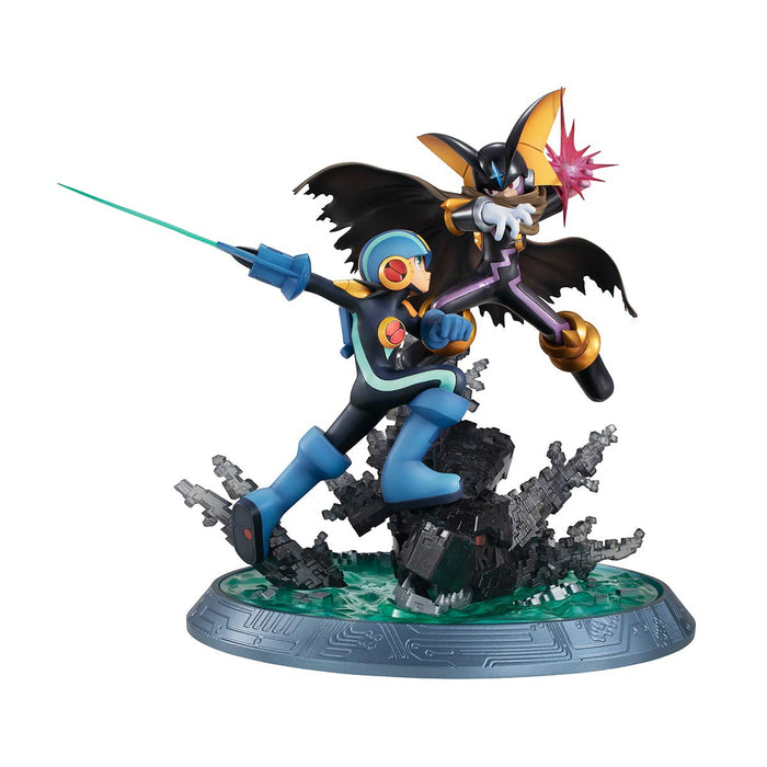 Megahouse Japan Limited Release Game Characters Collection Dx Rockman Exe Rockman Vs Forte Figure