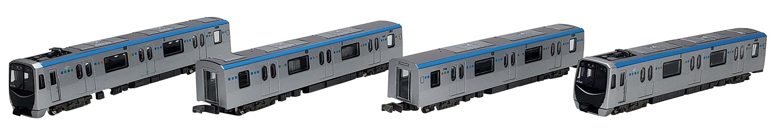 TOMYTEC Linear Subway Sendai City Transportation Bureau Series 2000 Tozai Line Silver Belt 4 Cars Set A N Scale