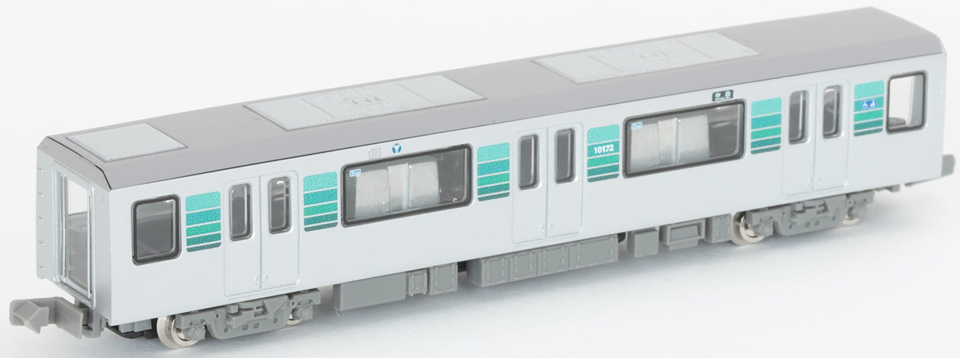 Tomytec Japon Collection de chemins de fer souterrains linéaires Métro municipal de Yokohama Ligne verte 10000 Type 2ème voiture 4 voitures Ensemble Diorama 315759