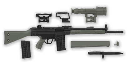 TOMYTEC - Military Series 1/12 Little Armory La082 G3A3 Type Plastic Model- Japan Figure Store - #1 Bring To You The Best Japanese Goods