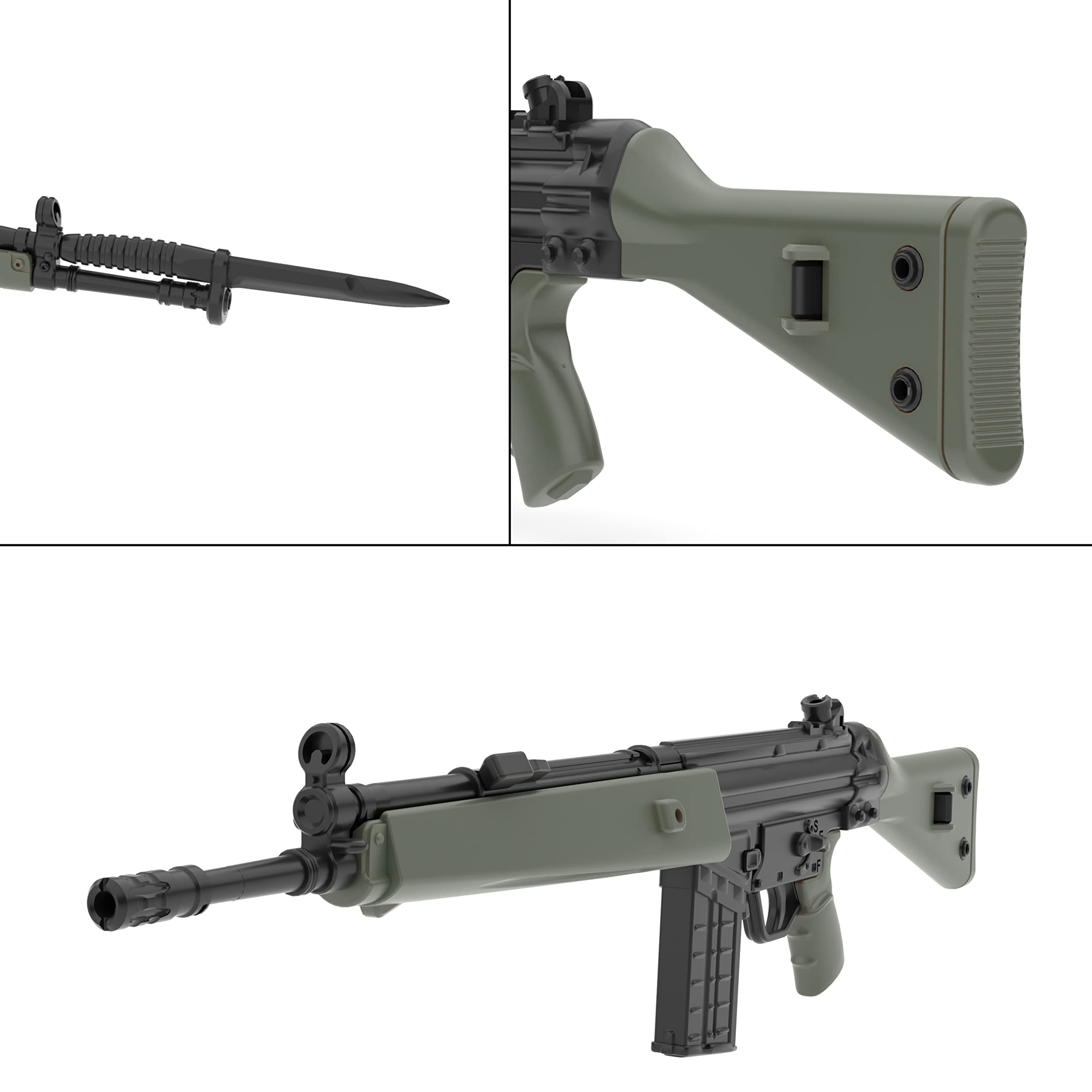 TOMYTEC - Military Series 1/12 Little Armory La082 G3A3 Type Plastic Model- Japan Figure Store - #1 Bring To You The Best Japanese Goods