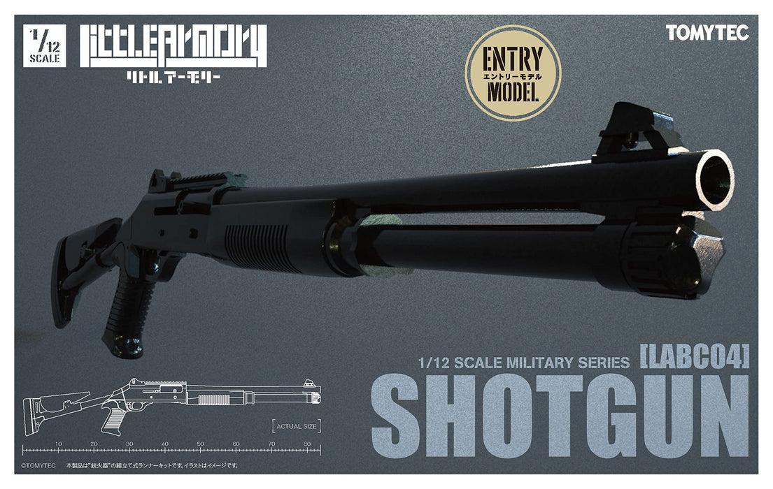 TOMYTEC Military Series 1/12 Little Armory Labc04 Shotgun Plastic Model