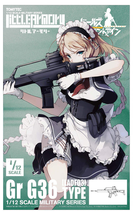 TOMYTEC Ladf03 Military Series Little Armory Girls' Frontline Gr G36 Type 1/12 Scale Kit