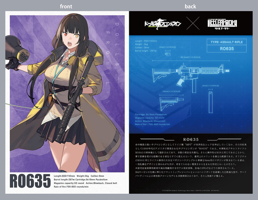 Little Armory Ladf25 Anime: Girls Frontline Ro635 Type Plastic Model 320562