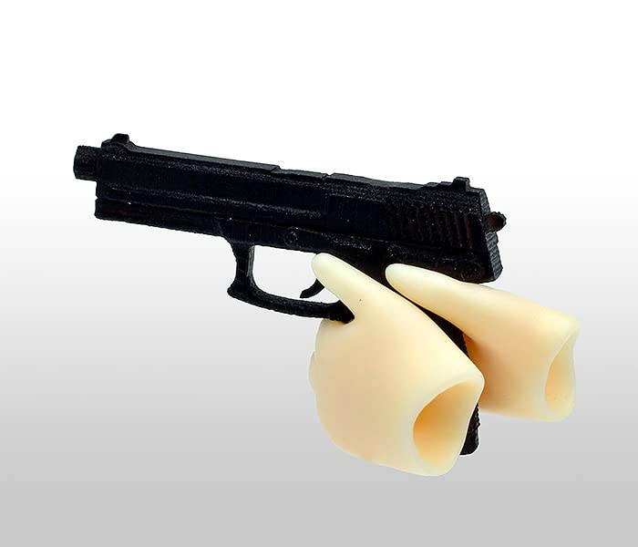 Tomytec Little Armory Handteile im Maßstab 1/12 – Figma PVC-Handfeuerwaffen-Set