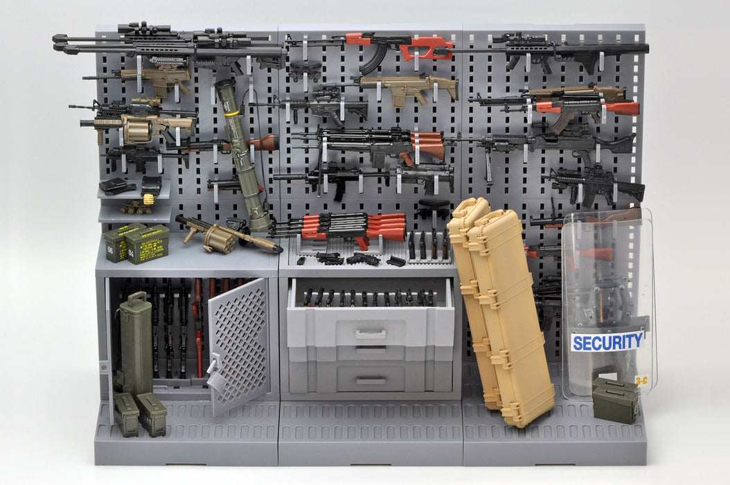 Tomytec Little Armory Gun Rack Modèle C - Kit de construction en plastique LD008