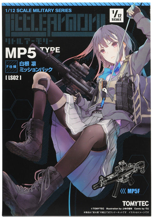 TOMYTEC Ls02 Military Series Little Armory Mp5 Rin Shirane Pack 1/12 Scale Kit