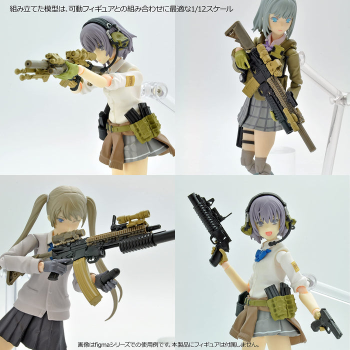 TOMYTEC Military Series 1/12 Little Armory Ls05 M4A1 Miyo Asato Mission Pack Kunststoffmodell