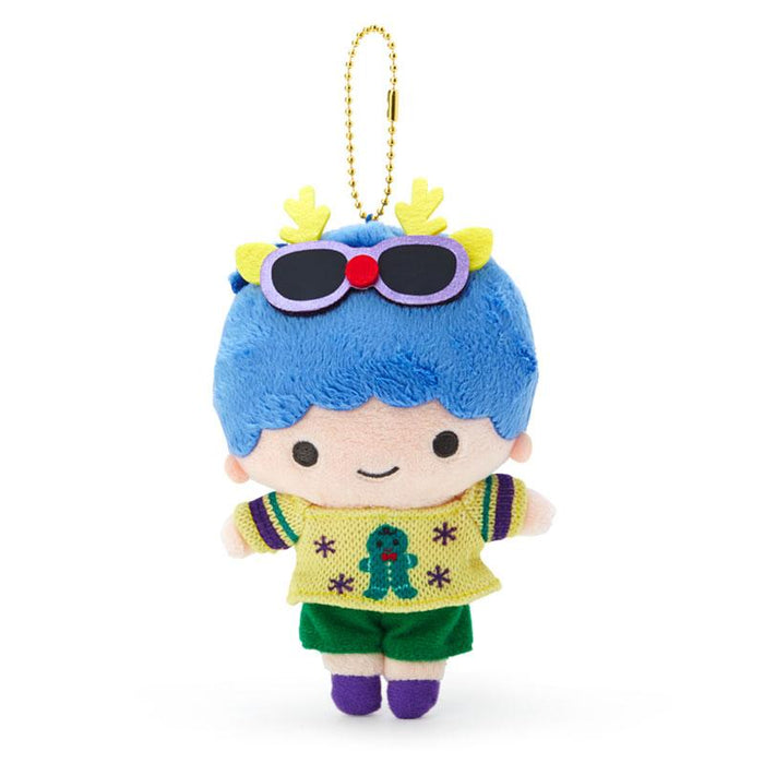 Sanrio  Little Twin Stars (Kiki) Mascot Holder (Christmas Sweater Design)