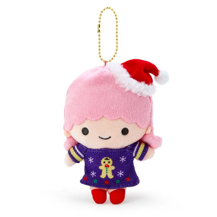 Sanrio  Little Twin Stars (Lala) Mascot Holder (Christmas Sweater Design)