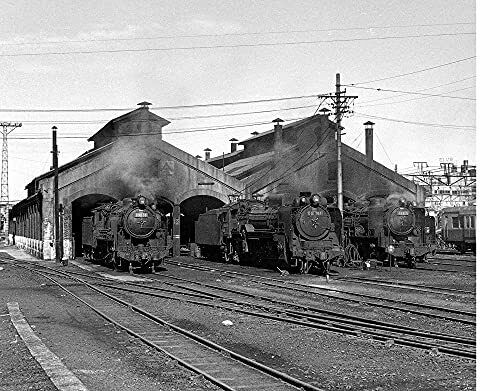 Lokdepot und Lokomotive, die ich fotografiert habe Buch