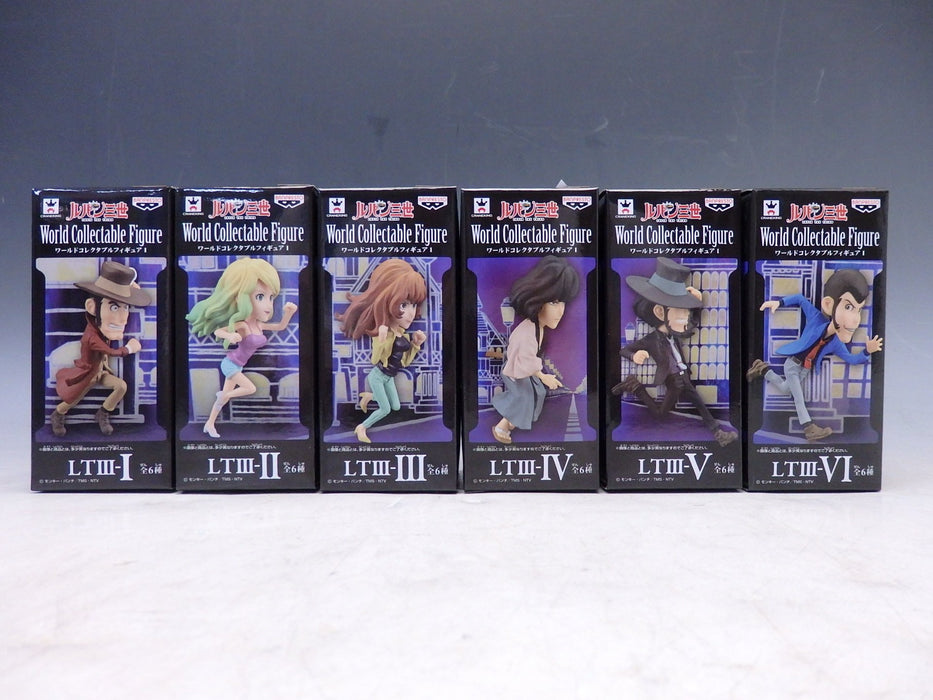 Banpresto Lupine, das 3. Sammelfigurenset aus Japan, 6 Typen