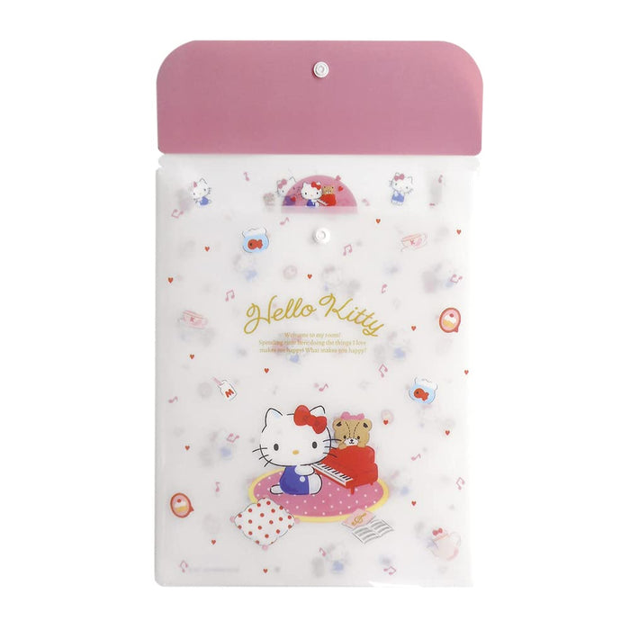 M-Plan Sanrio Characters Loose Leaf Case Hello Kitty 001607-53 Red