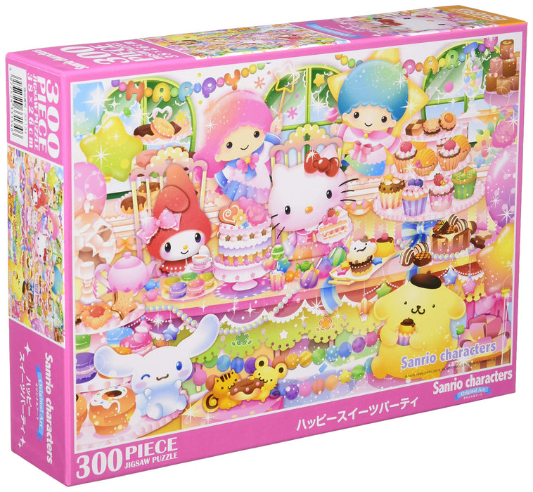 Beverly Jigsaw Puzzle 33-134 Sanrio Characters Happy Sweets Party (300 Pieces) Cute Puzzle