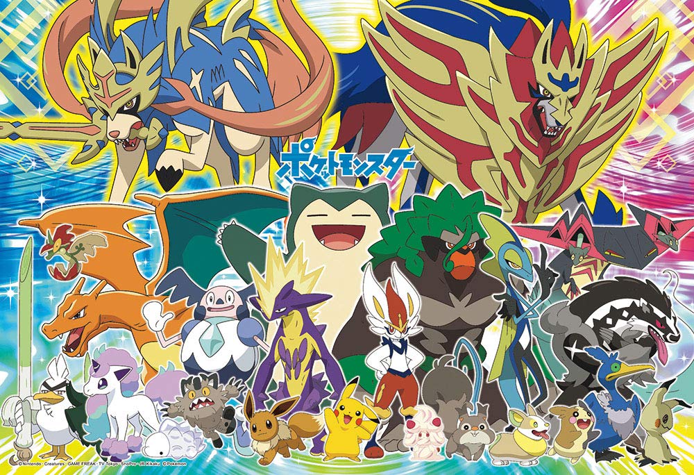 BEVERLY 100-026 Puzzle Pokémon Région de Galar Pokémon 100 pièces en L