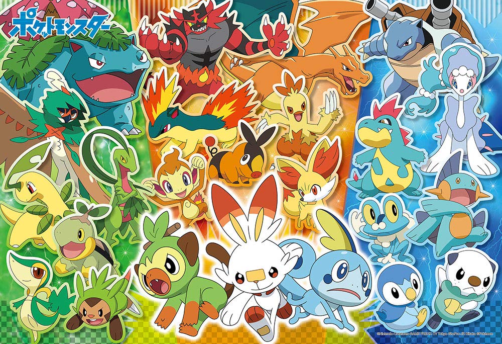 BEVERLY - 100-018 Jigsaw Puzzle Pokemon What Type Do You Choose First? - 100 L-Pieces