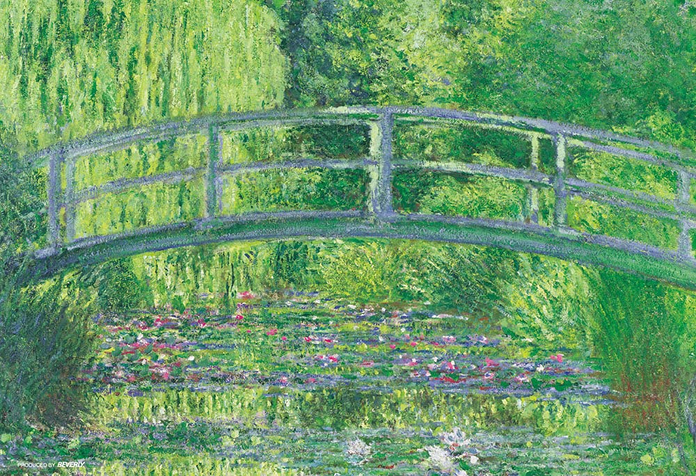 Beverly M81-626 Jigsaw Puzzle Waterlily Pond By Claude Monet (1000 S-Pieces) Scene Puzzle
