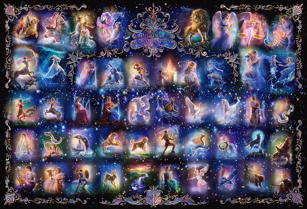 BEVERLY 81-130 Puzzle Histoire d'un ciel étoilé Quarante-huit constellations 1000 pièces
