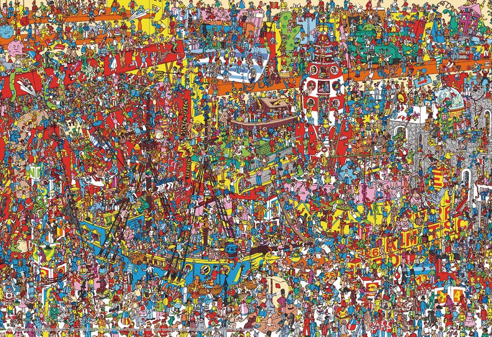 [Fabriqué au Japon] Puzzle 40 pièces Beverly Où est Wally ? Plein De Jouets (26X38Cm) 40-005