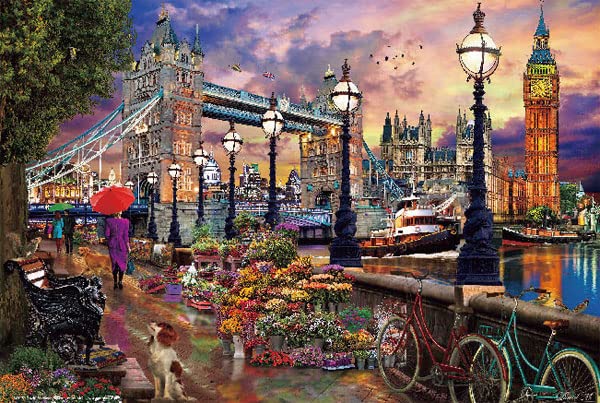 [Made In Japan] Beverly 500 Small Piece Jigsaw Puzzle London Walkway (26 X 38 Cm) 500S-001