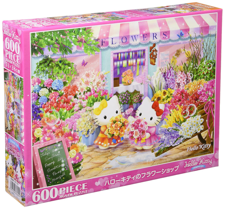 BEVERLY 66-189 Jigsaw Puzzle Hello Kitty Flower Shop 600 Pieces