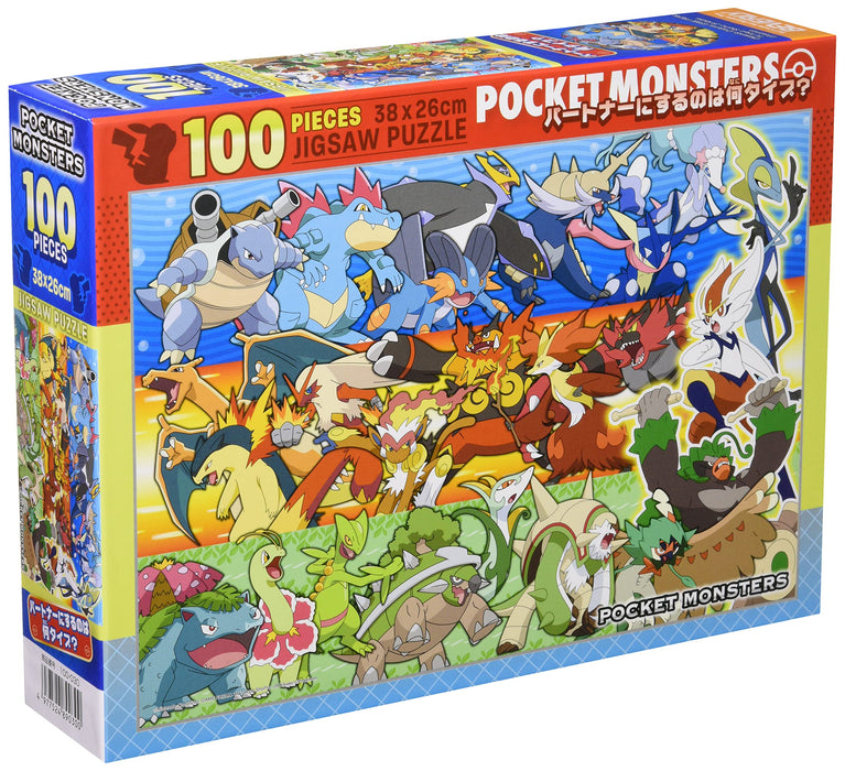 BEVERLY 100-030 Jigsaw Puzzle Pokemon Which Type Will You Make Your Partner? 100 L-Pieces