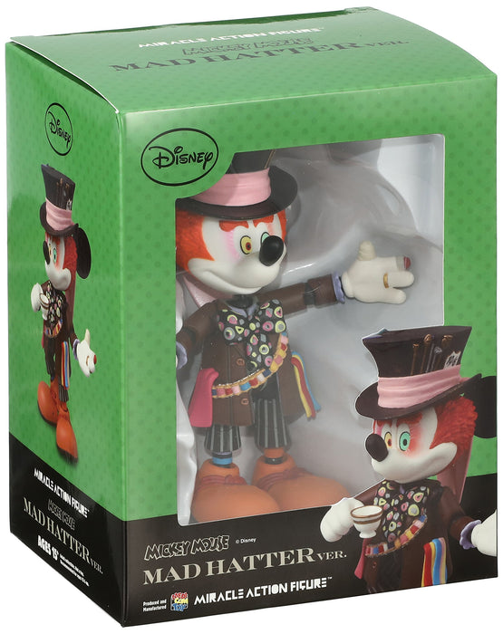 MEDICOM Maf-50 Miracle Actionfigur Disney Mickey Mouse Mad Hatter Version
