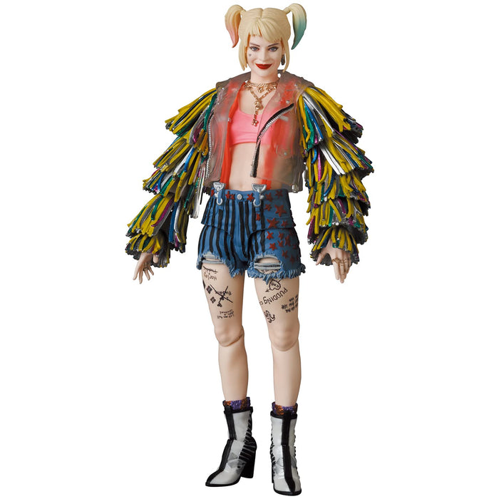Mafex No.159 Harley Quinn Harley Quinn Caution Tape Jacket Ver. Height Approx 150Mm Painted Action Figure