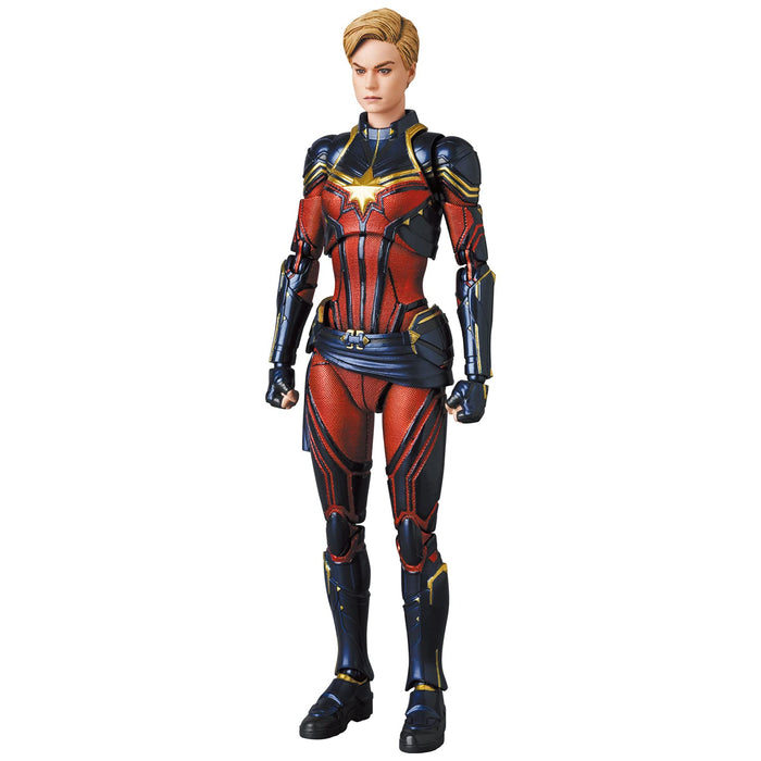 MEDICOM Mafex Capitaine Marvel Endgame Ver. Figurine Avengers : Fin de partie