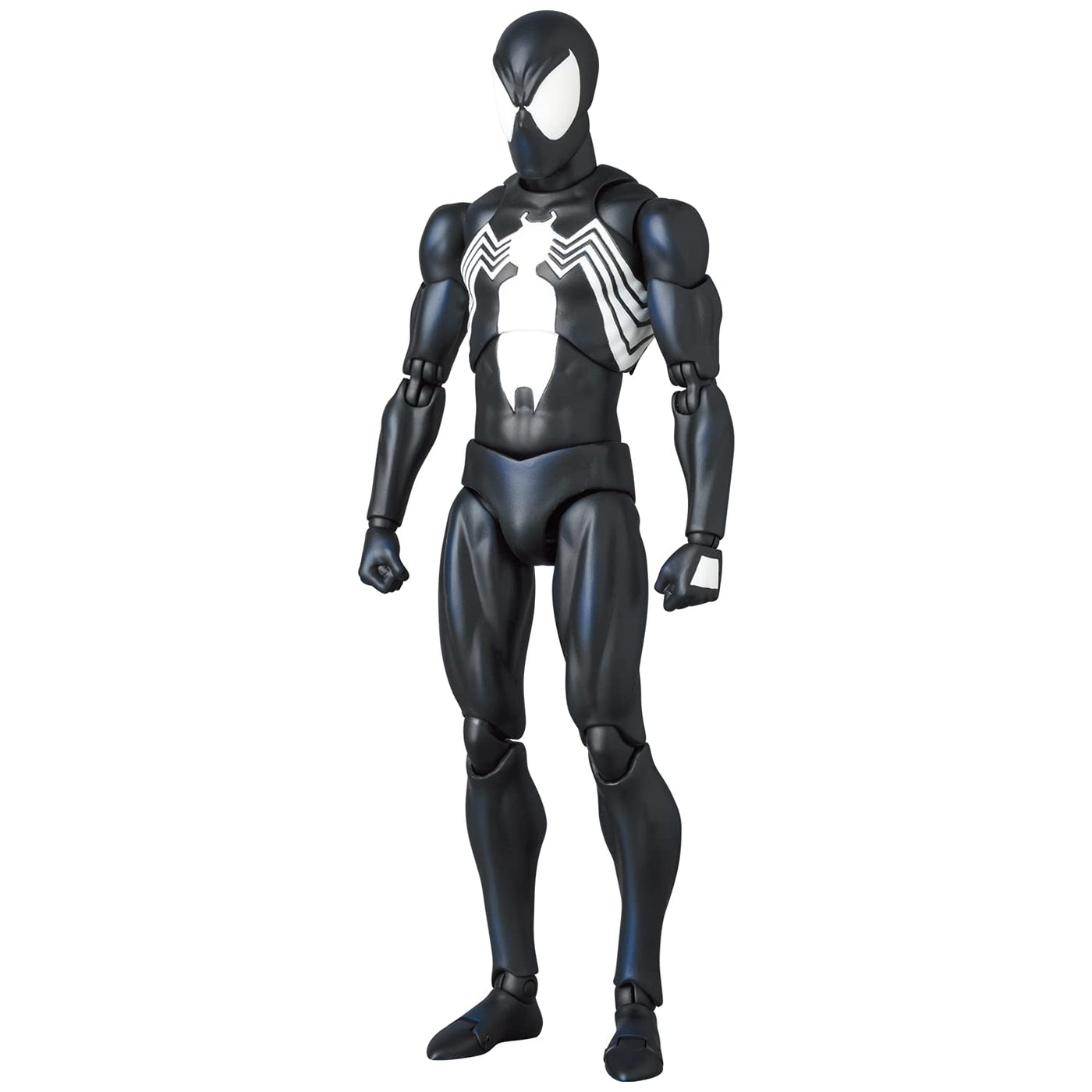 MEDICOM Mafex Spider-Man Black Costume Comic Ver. Figure