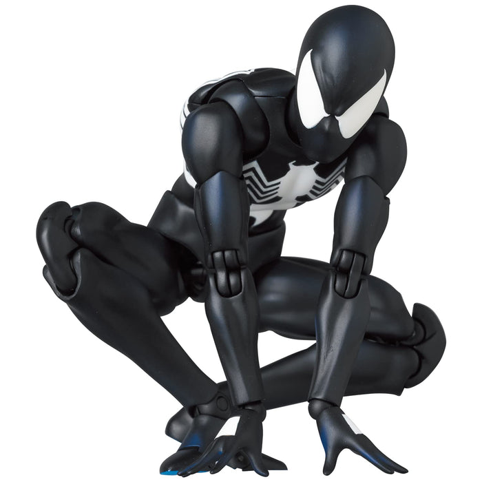 MEDICOM Mafex Spider-Man Black Costume Comic Ver. Figure