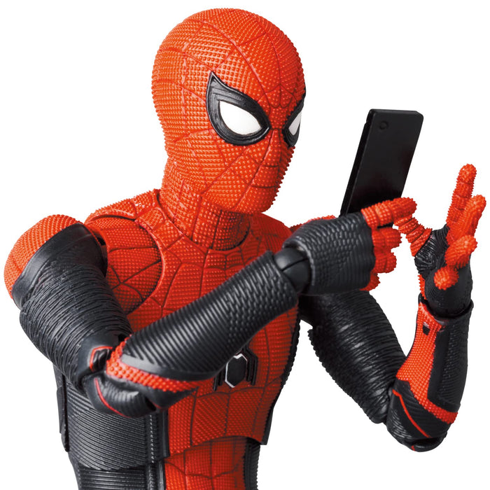 Mafex Nr. 194 Spider-Man-Upgrade-Anzug Spider-Man-Upgrade-Anzug (No Way Home) Höhe ca. 150 mm Nicht maßstabsgetreu bemalte Actionfigur