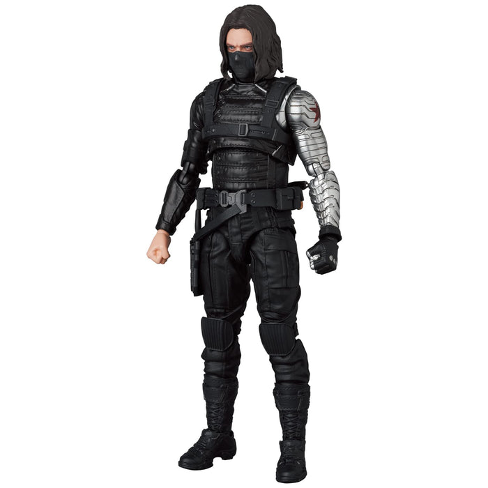 Medicom Toy Mafex No203 Captain America Winter Soldier Action Figure Japan 155Mm Nonscale