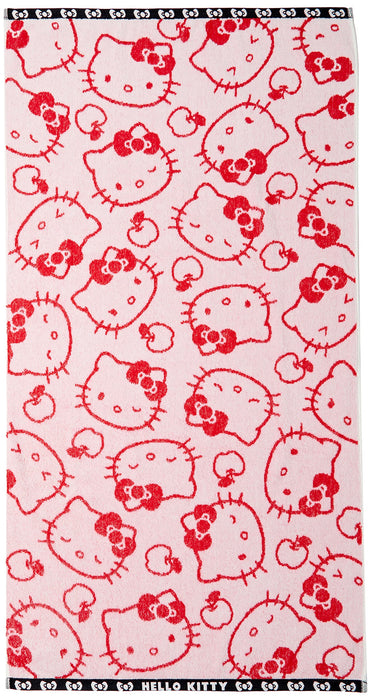 MARUSHIN Sanrio Serviette de Bain Emotion Hello Kitty